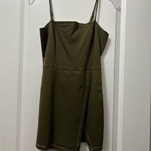Olive Green Women's Dress/Skort